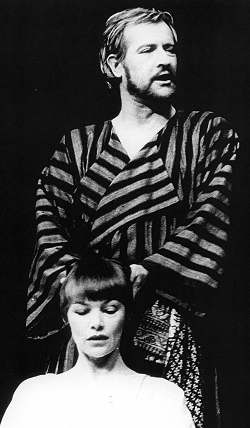 Alan with Glenda Jackson - Cleopatra