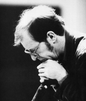 Alan Howard in rehearsal for the Oedipus Plays at the National Theatre, London