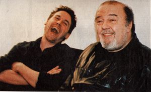 Sir Peter Hall and Dominic Dromgoole
