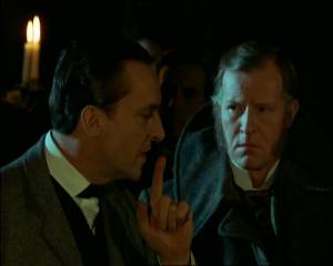 Jeremy Brett and Alan Howard